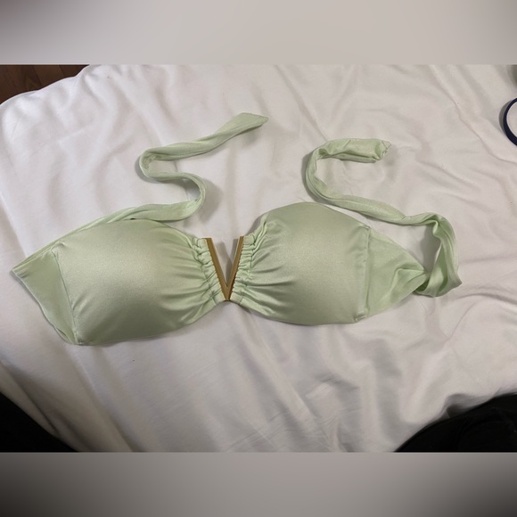 Victoria secret green bathing suit top - Picture 2 of 4